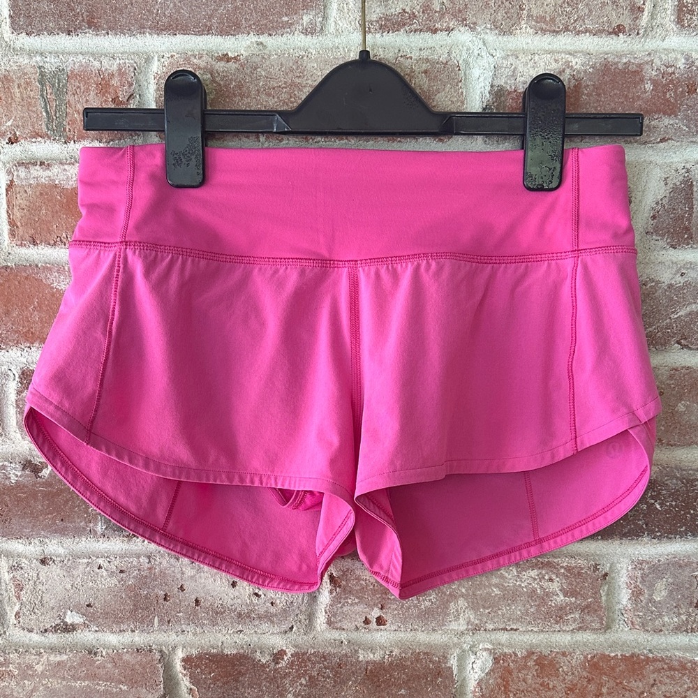Lululemon Athletica Bright Pink Athletic Shorts